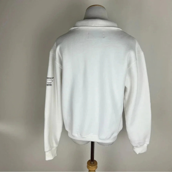 Atoir Revolve SPORTSCLUB Evolution Jumper Collared Sweatshirt White Size 2 / XS - Picture 4 of 6